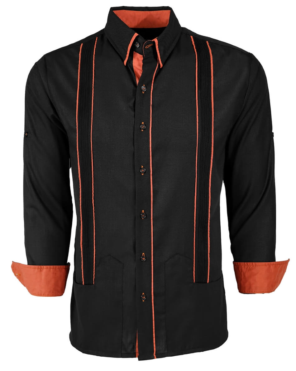 Couture Black Delicado Norteña Guayabera