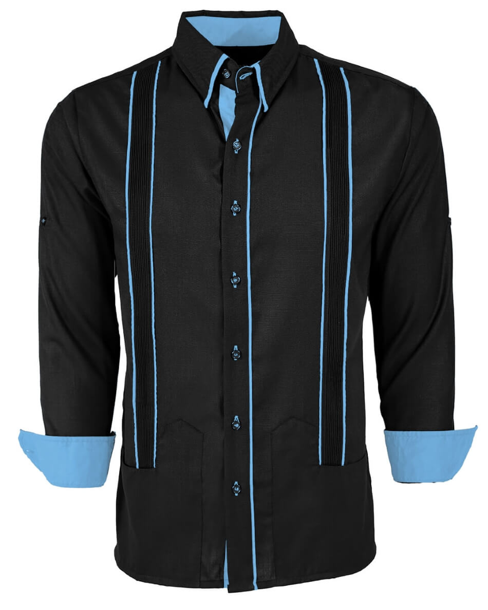 Couture Black Delicado Norteña Guayabera