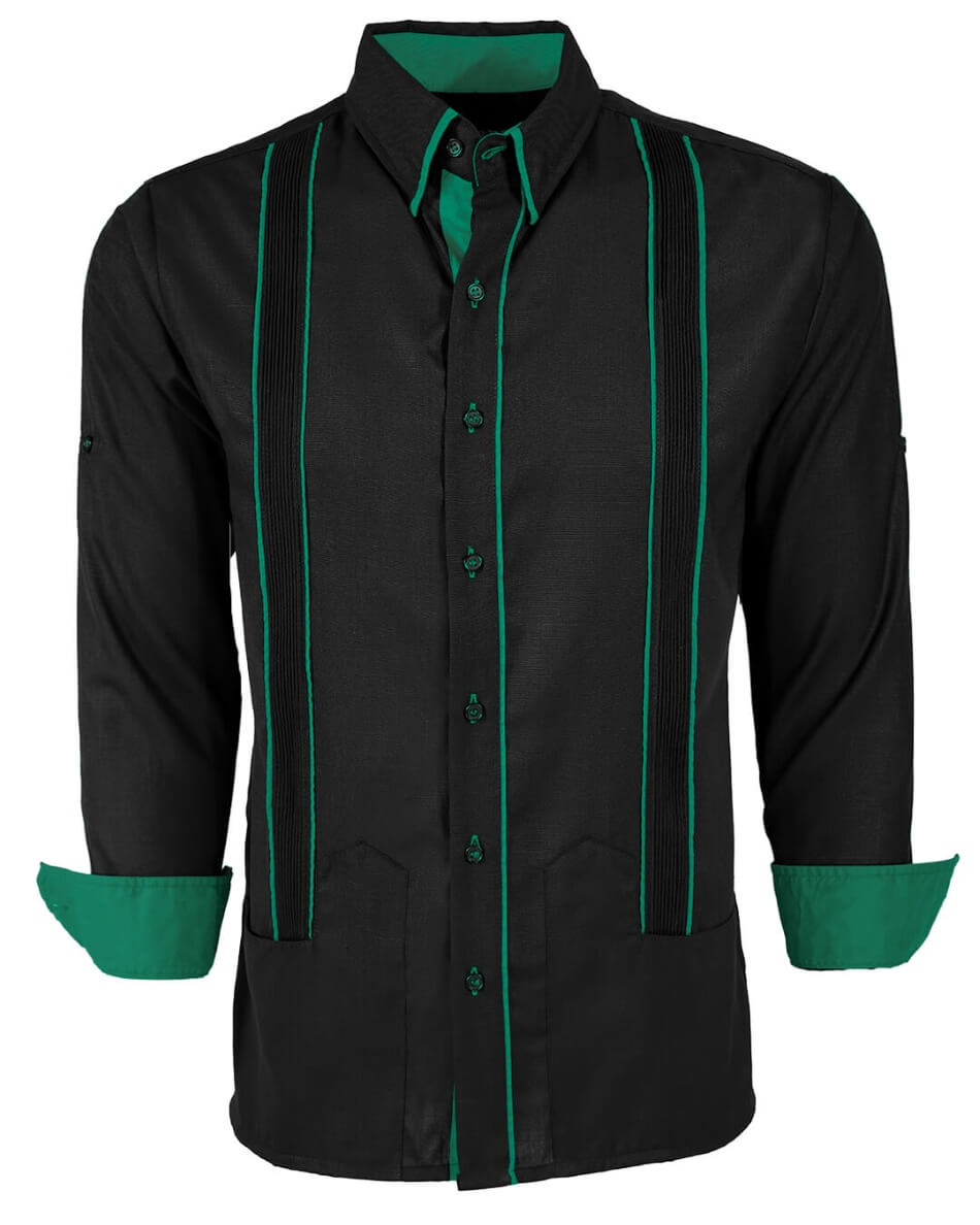 Couture Black Delicado Norteña Guayabera