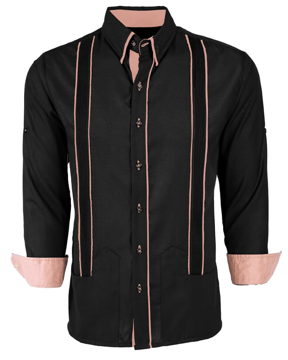 Couture Black Delicado Norteña Guayabera