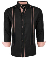 Couture Black Delicado Norteña Guayabera