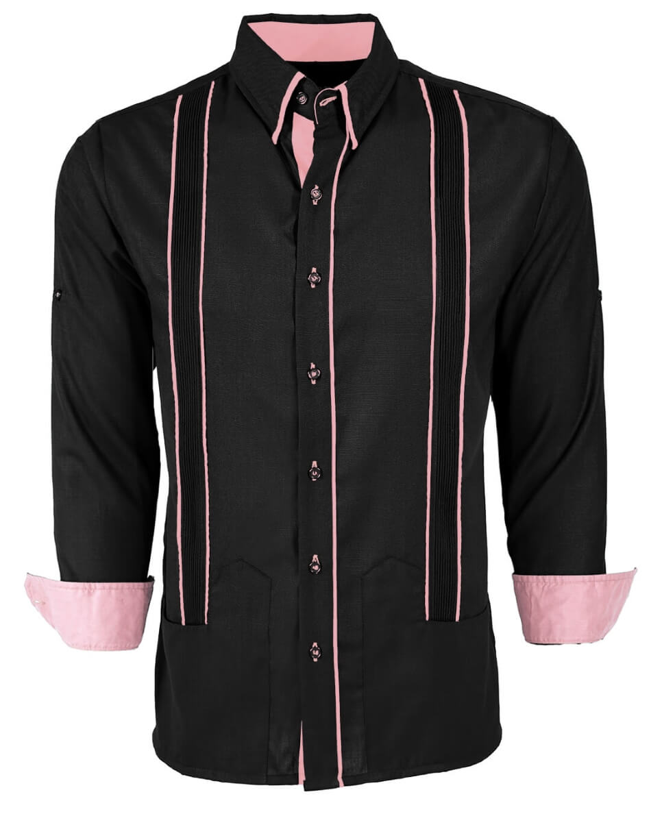 Couture Black Delicado Norteña Guayabera