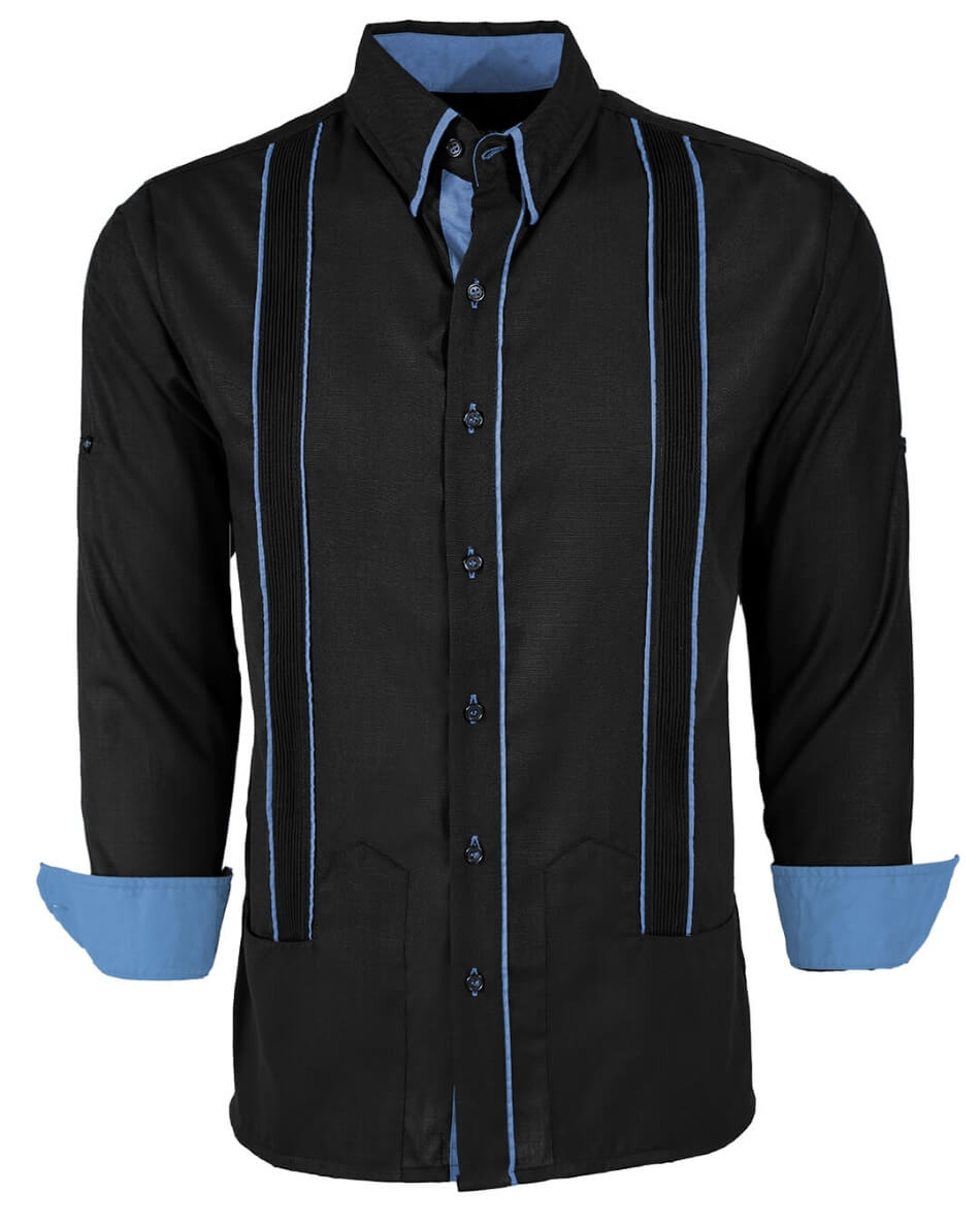 Couture Black Delicado Norteña Guayabera