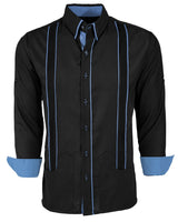 Couture Black Delicado Norteña Guayabera