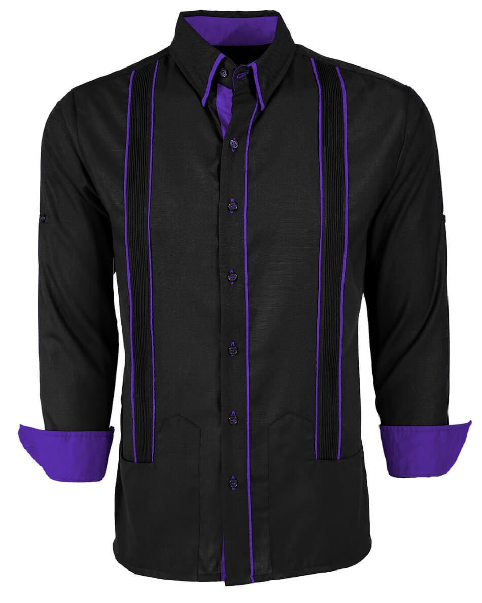 Couture Black Delicado Norteña Guayabera