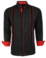 Couture Black Delicado Norteña Guayabera