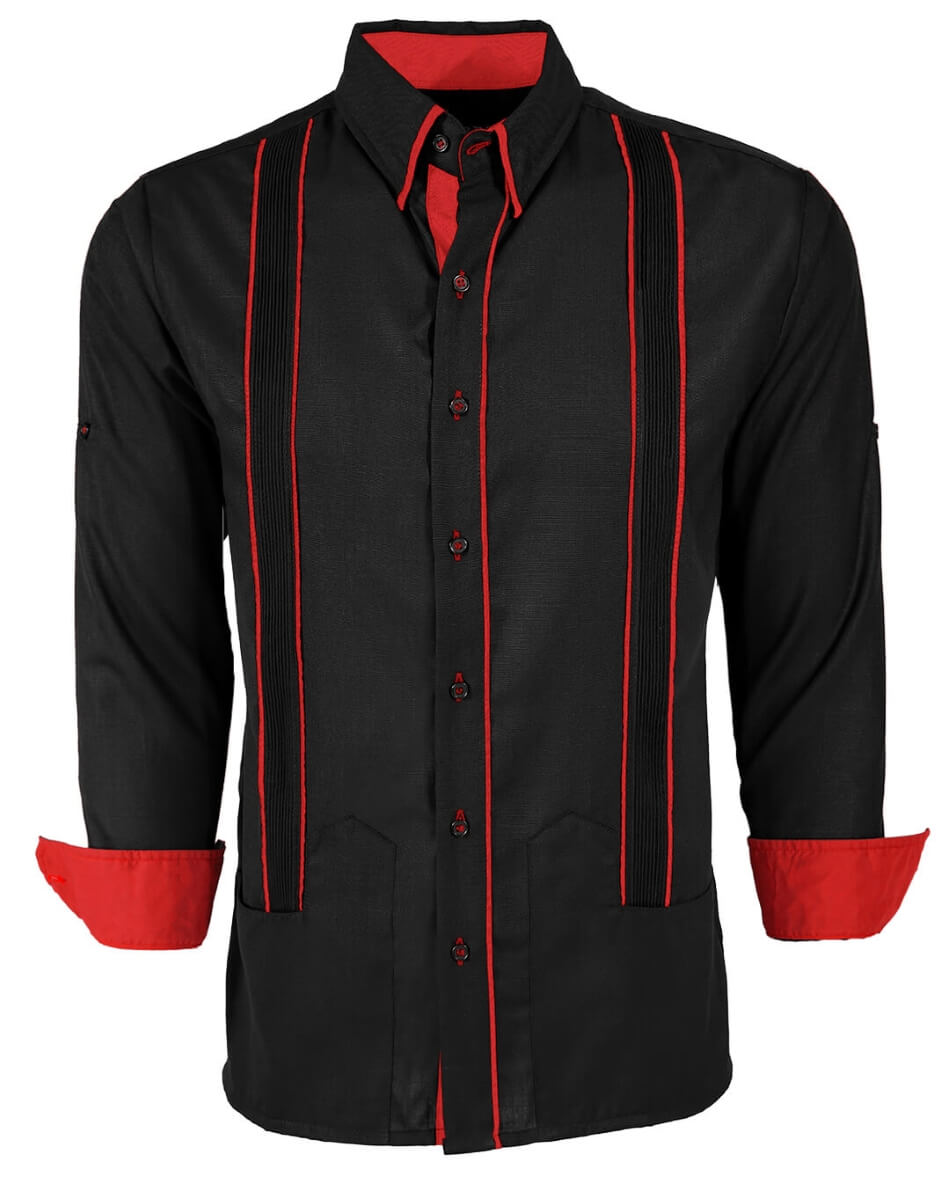 Couture Black Delicado Norteña Guayabera