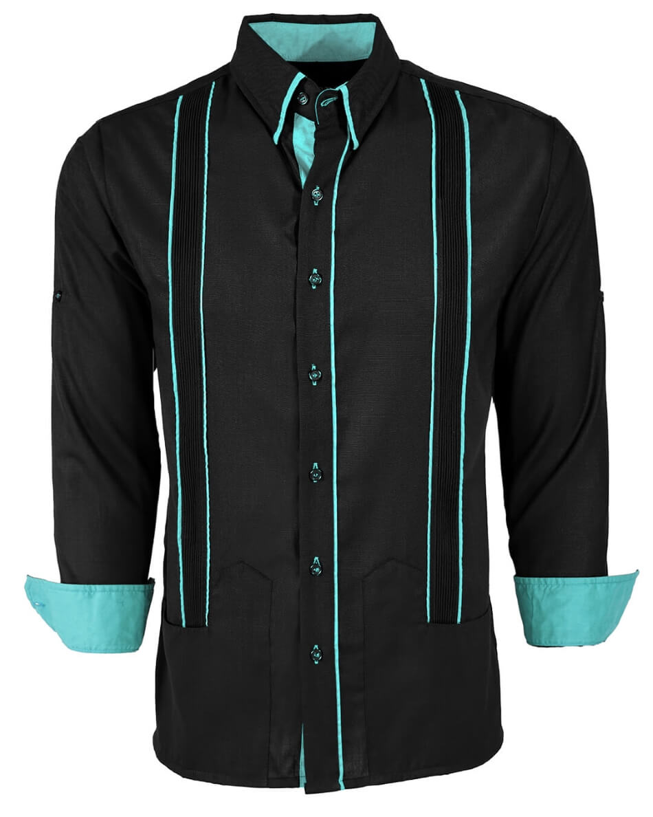 Couture Black Delicado Norteña Guayabera