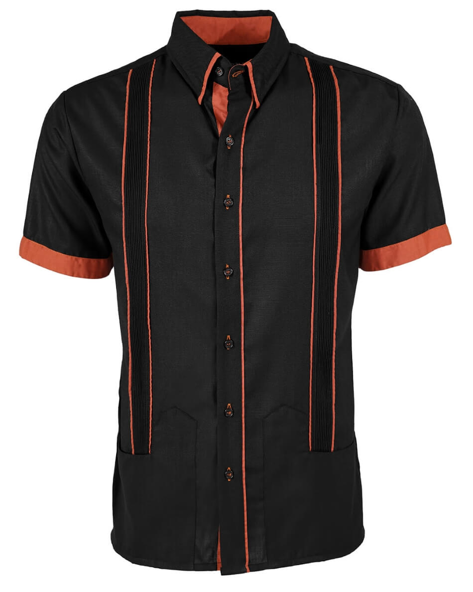 Couture Black Delicado Norteña Guayabera