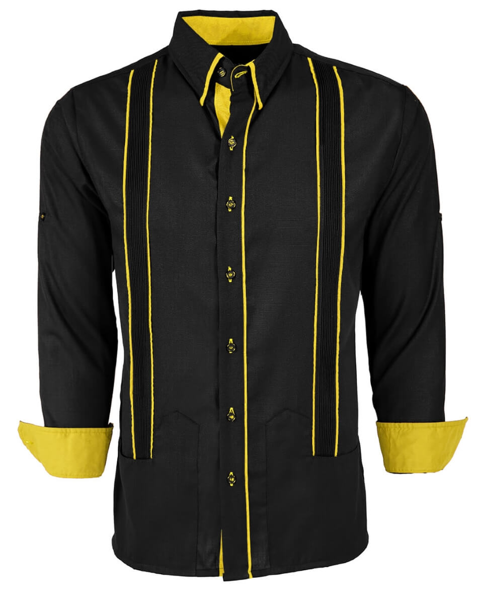 Couture Black Delicado Norteña Guayabera