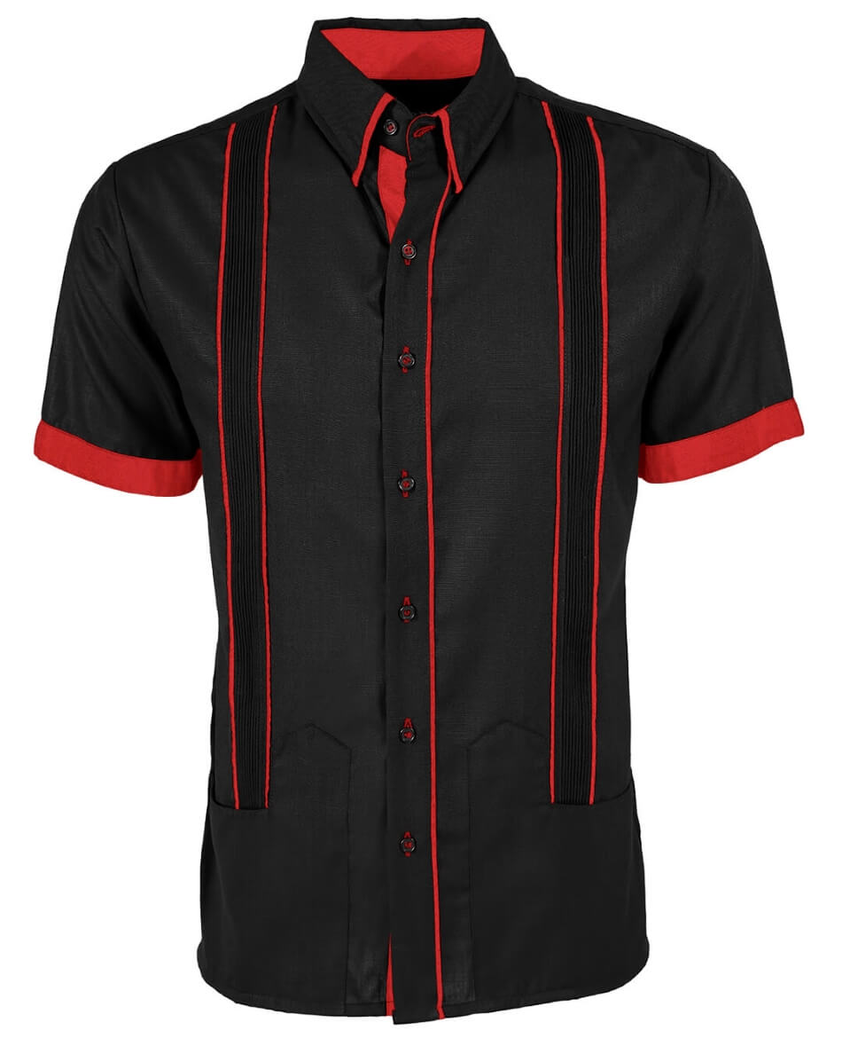Couture Black Delicado Norteña Guayabera