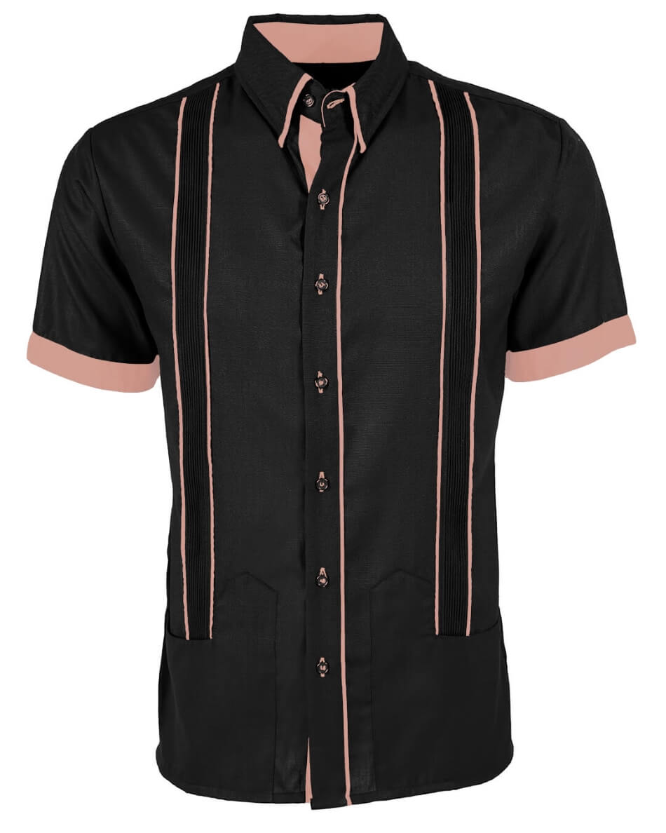 Couture Black Delicado Norteña Guayabera