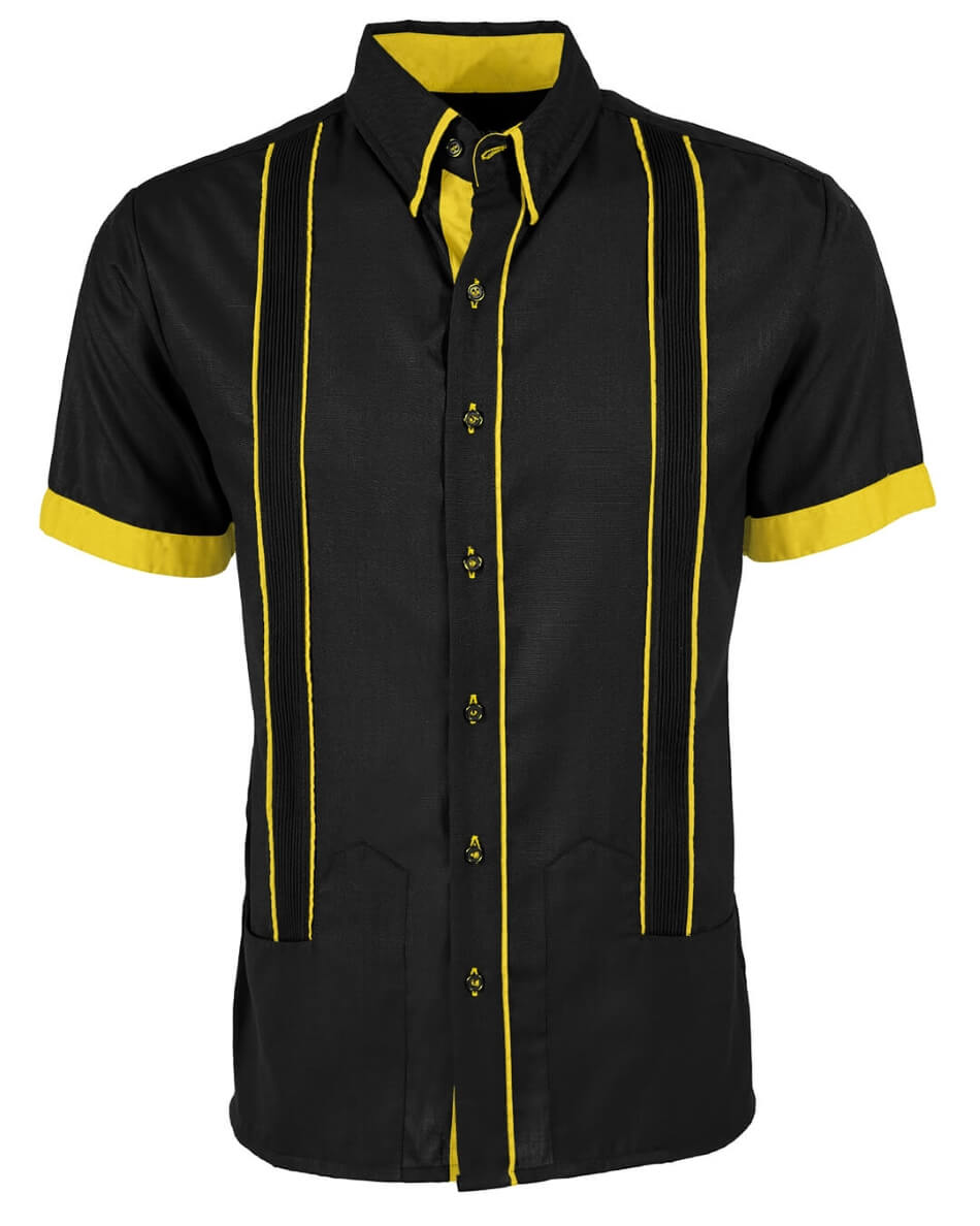 Couture Black Delicado Norteña Guayabera