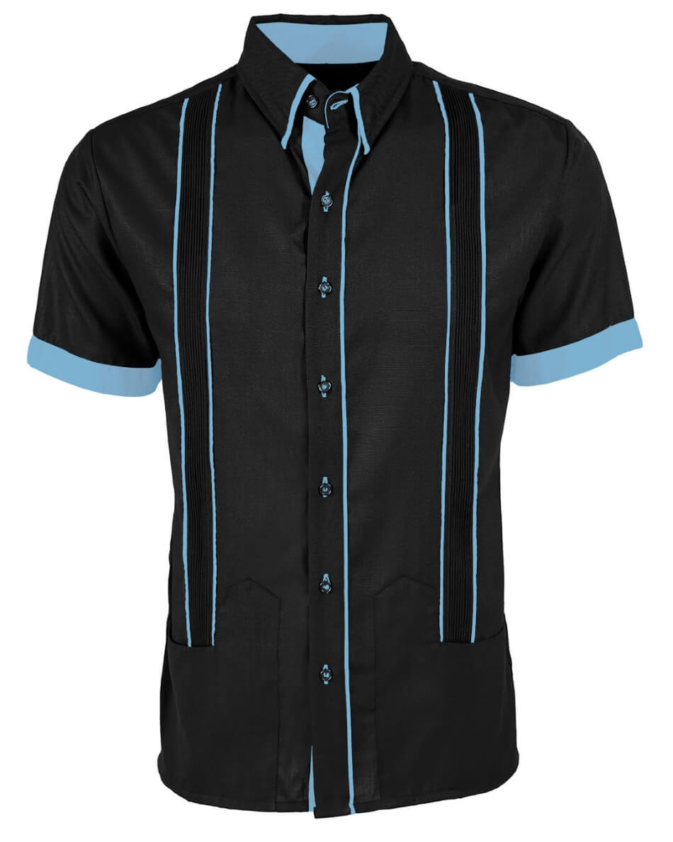 Couture Black Delicado Norteña Guayabera