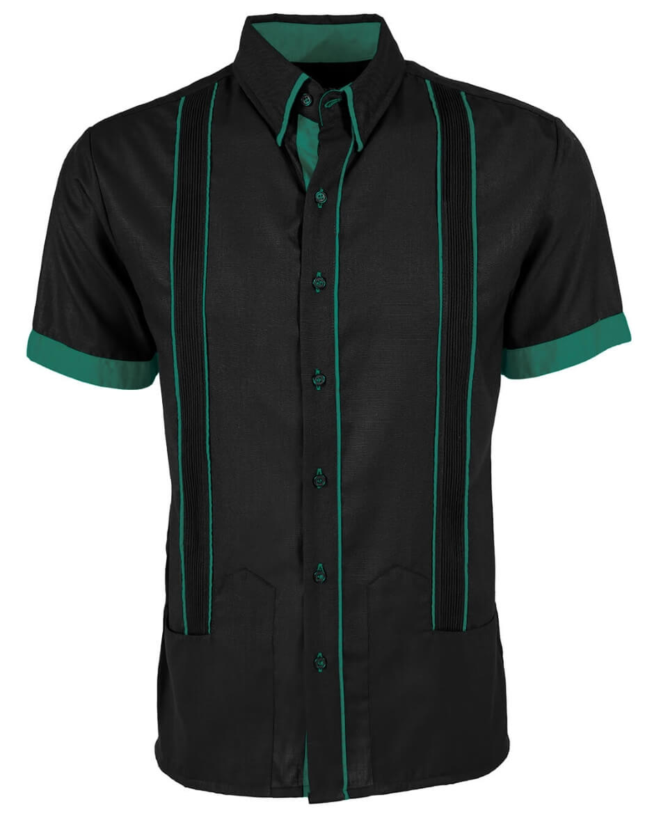 Couture Black Delicado Norteña Guayabera