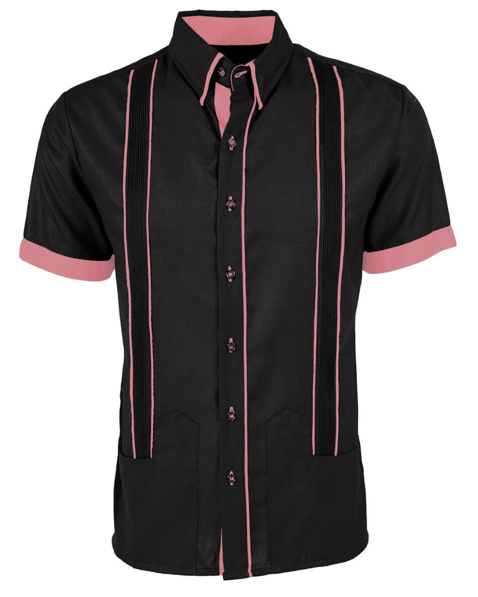 Couture Black Delicado Norteña Guayabera
