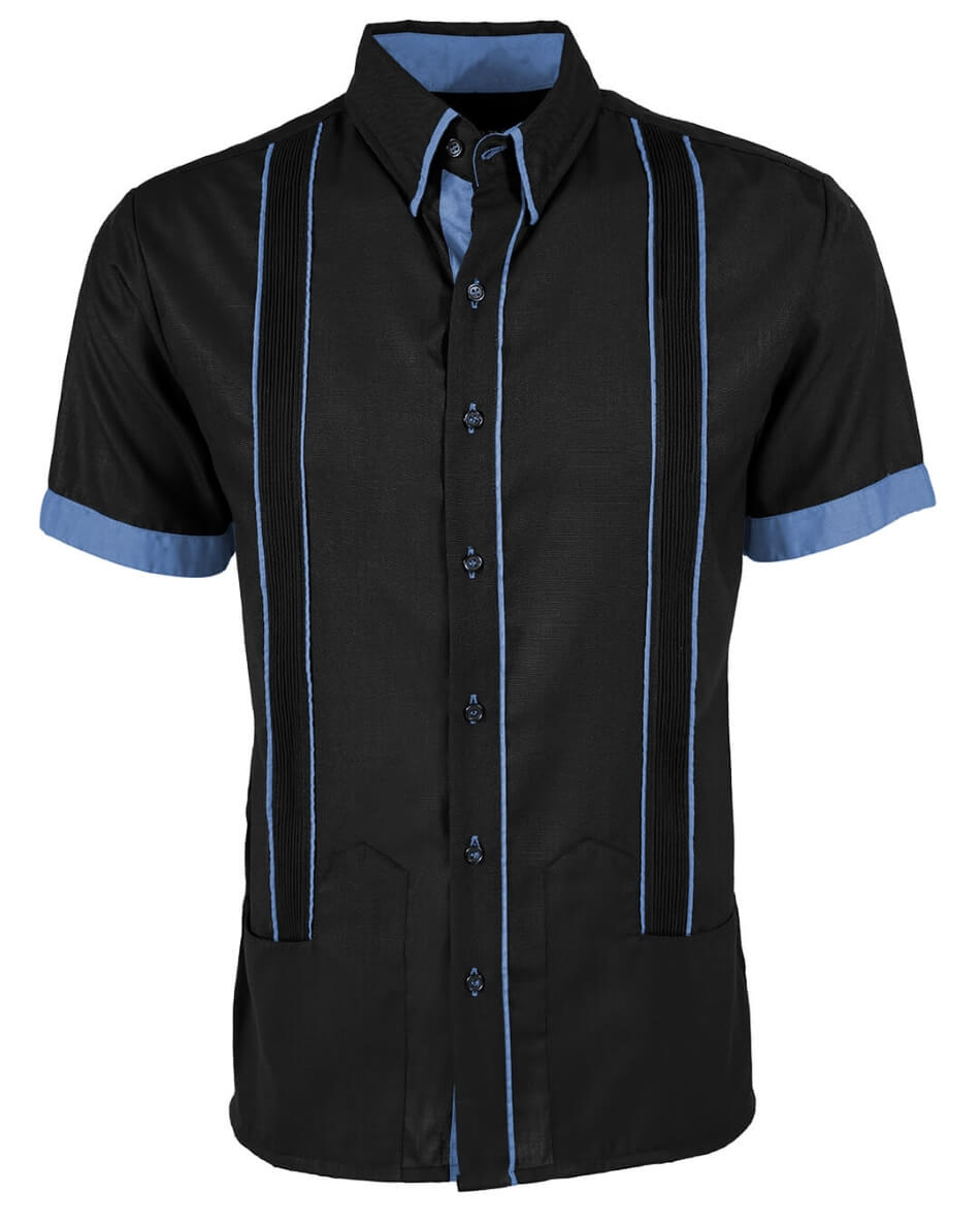 Couture Black Delicado Norteña Guayabera