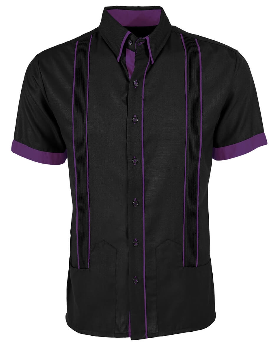 Couture Black Delicado Norteña Guayabera
