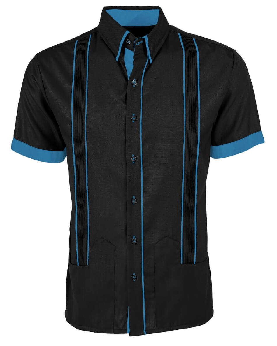 Couture Black Delicado Norteña Guayabera