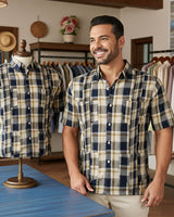 Highland Valor Tartán Guayabera