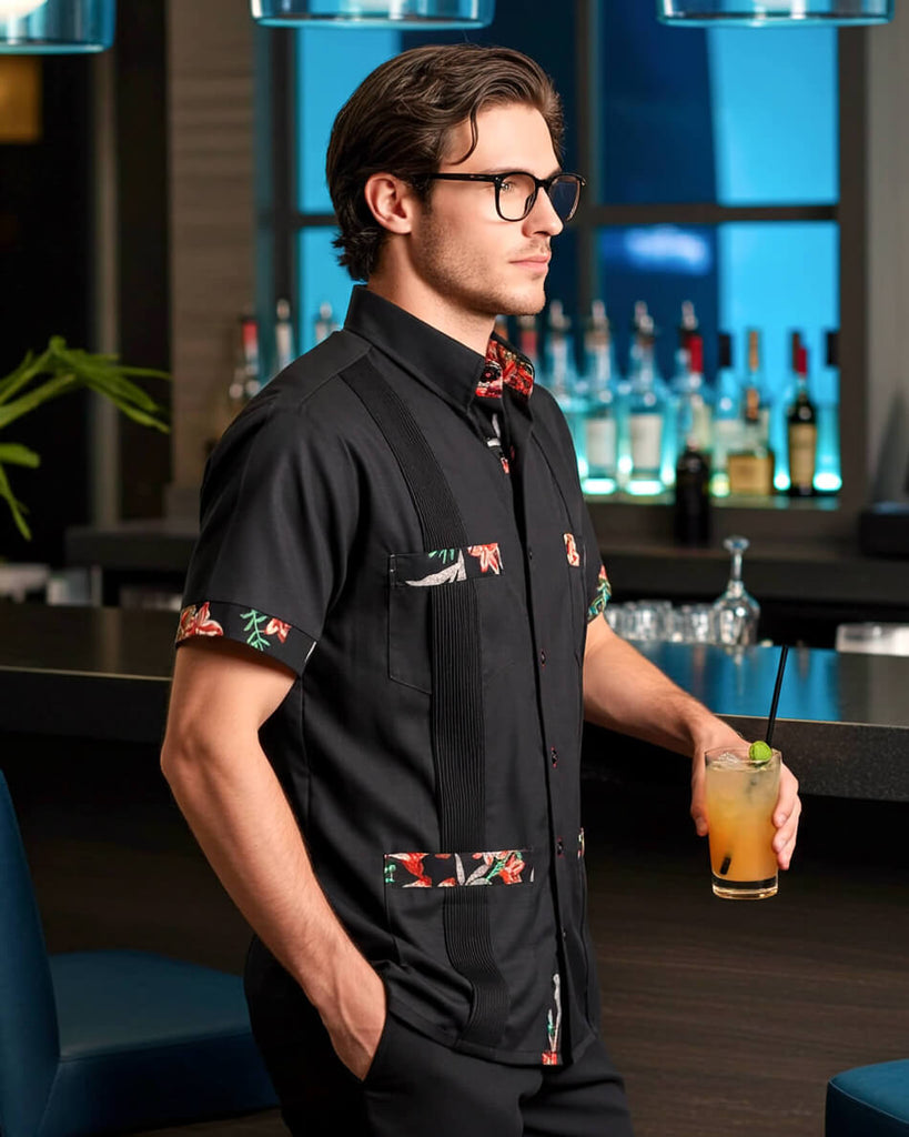 Midnight in Maui Guayabera