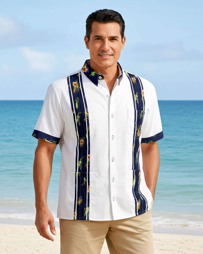 Oceanside Escape Guayabera