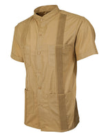 Jungle Khaki Four Pocket Traditional Guayabera