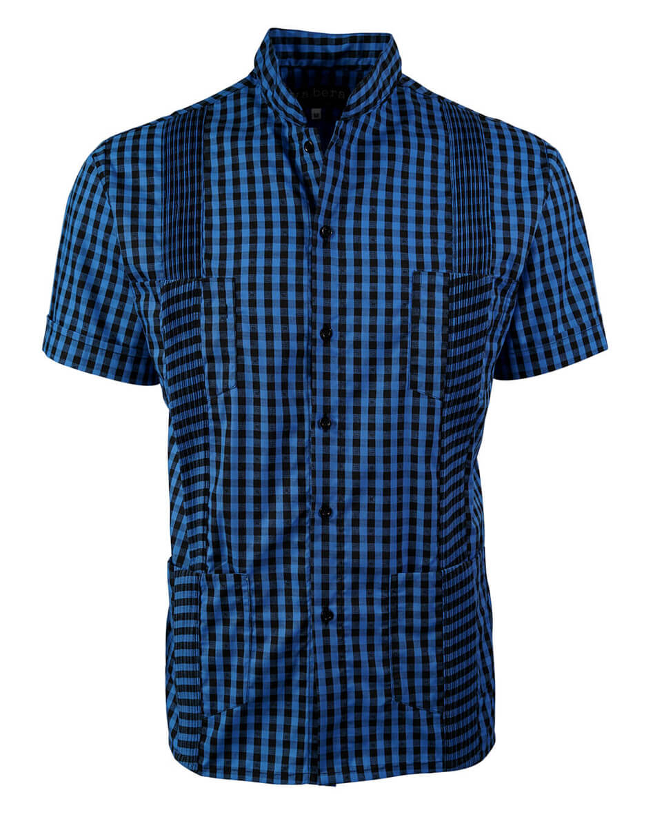 Guingán Grande Cerulean Guayabera