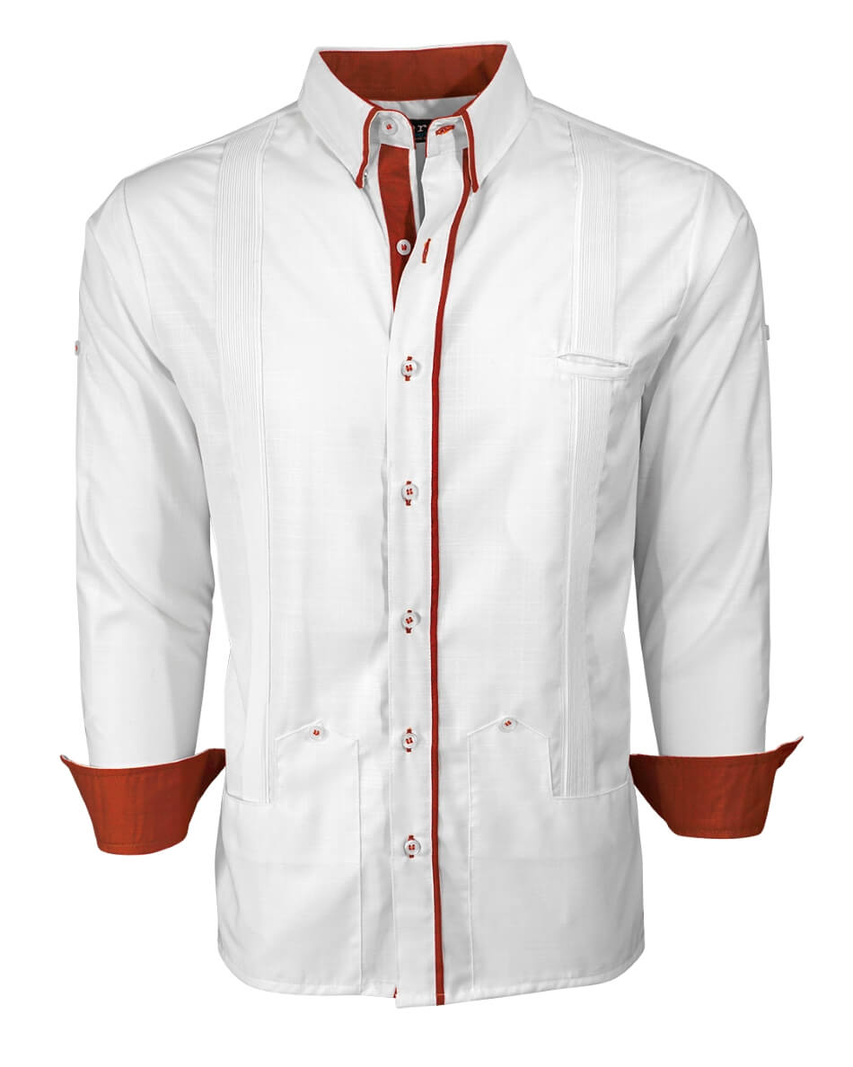 Couture Blanco Clásico Norteña Guayabera