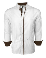 Couture Blanco Clásico Norteña Guayabera