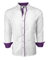 Couture Blanco Clásico Norteña Guayabera