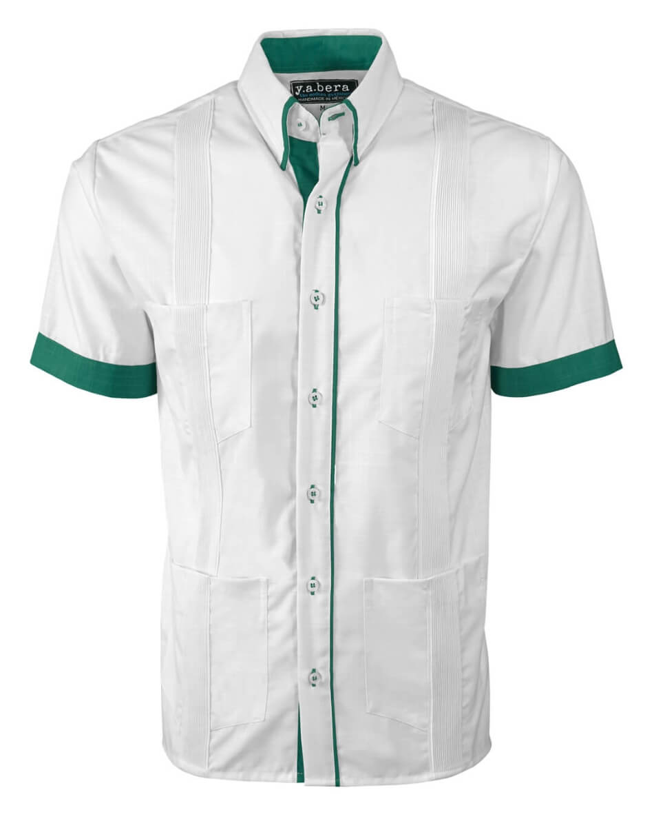 Couture Blanco Clásico Four Pocket Guayabera