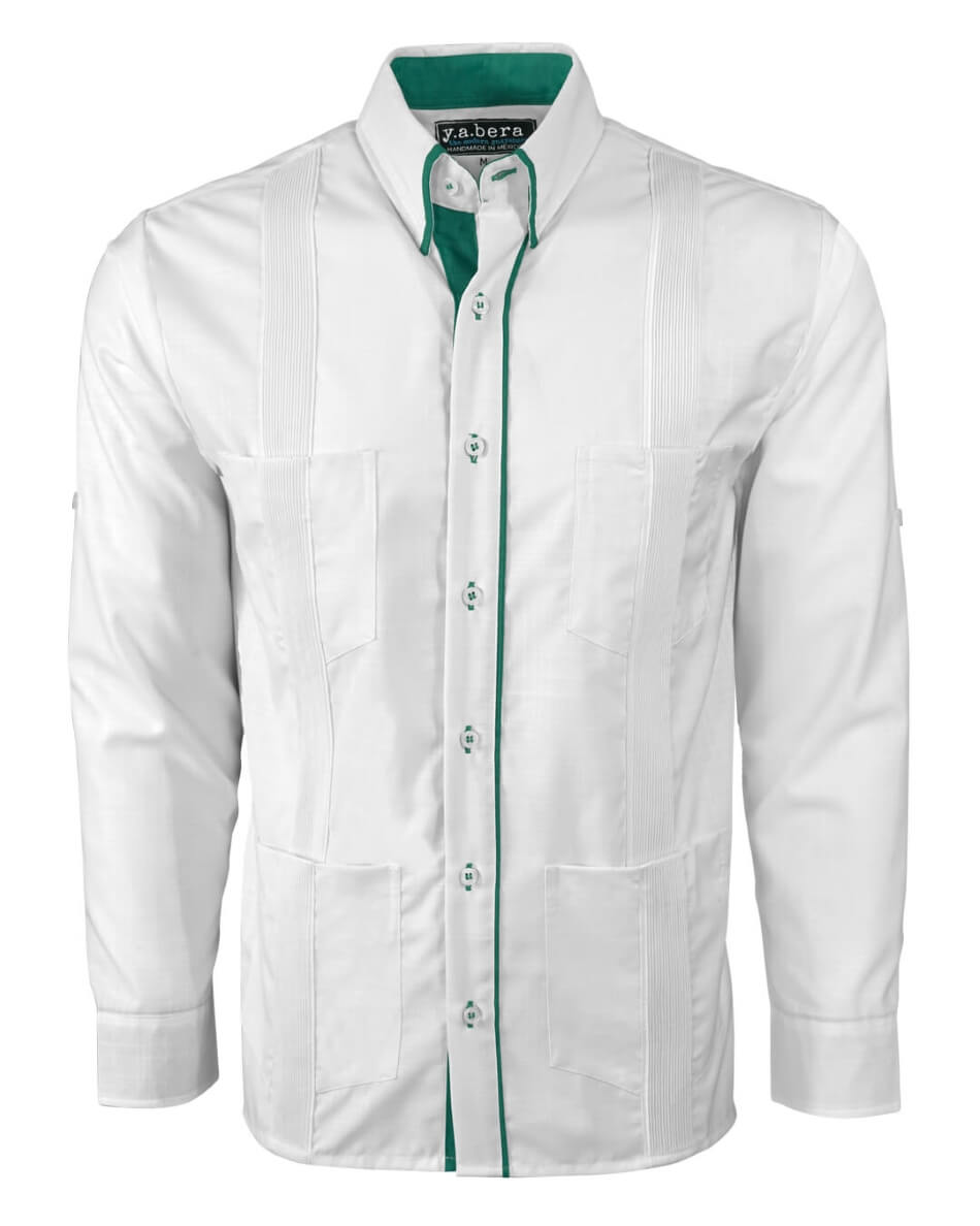 Couture Blanco Clásico Four Pocket Guayabera