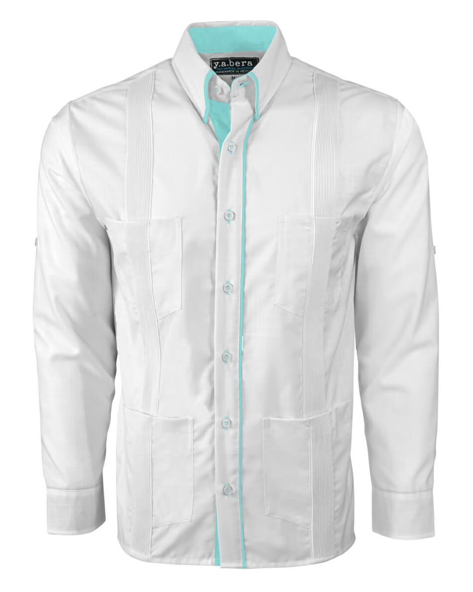 Couture Blanco Clásico Four Pocket Guayabera