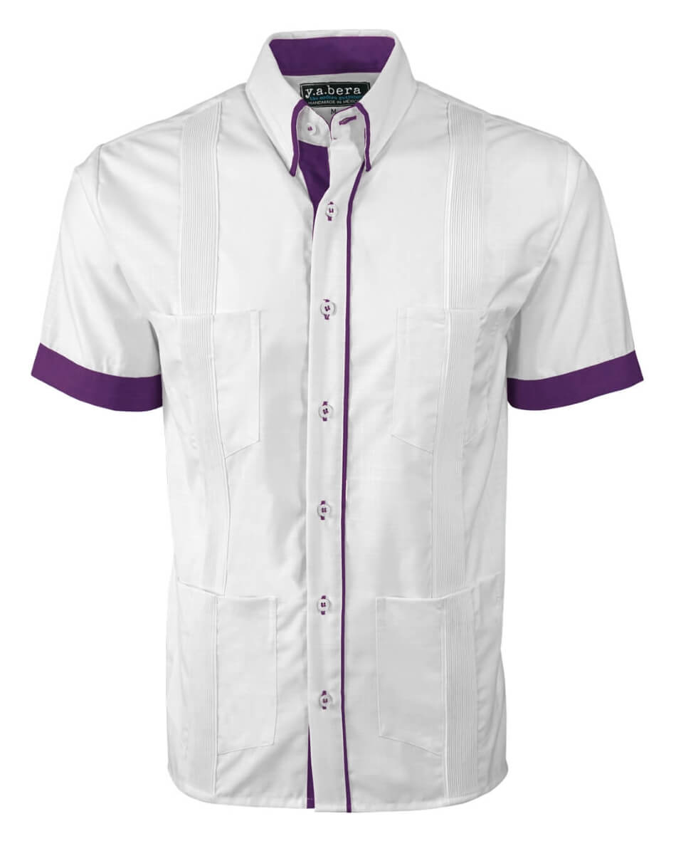 Couture Blanco Clásico Four Pocket Guayabera