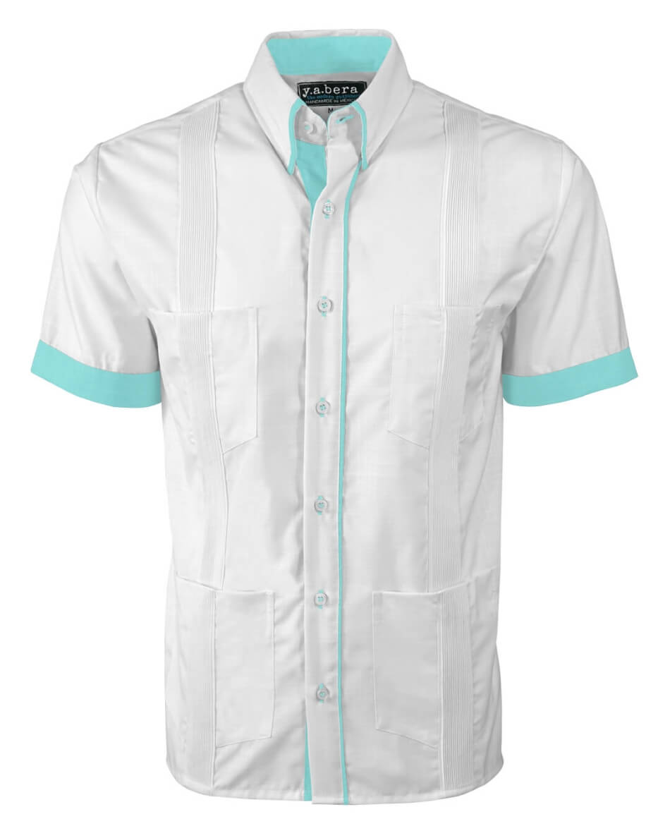 Couture Blanco Clásico Four Pocket Guayabera