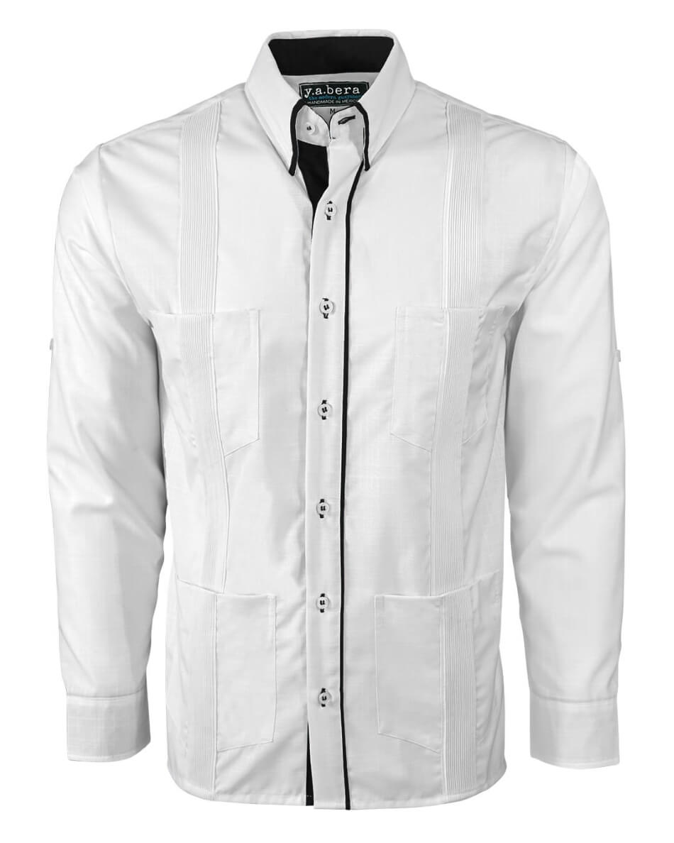 Couture Blanco Clásico Four Pocket Guayabera