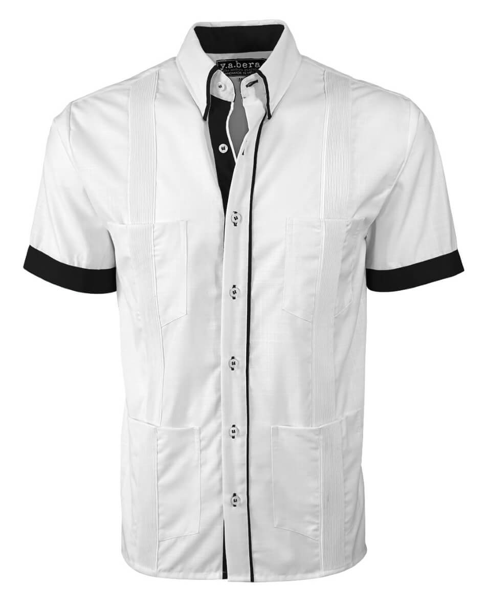 Couture Blanco Clásico Four Pocket Guayabera