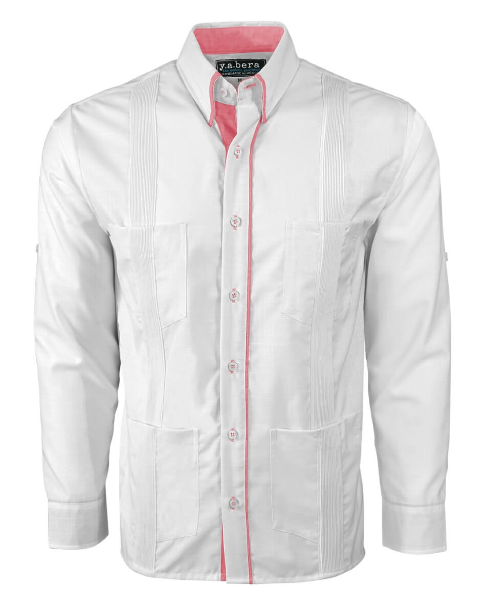 Couture Blanco Clásico Four Pocket Guayabera