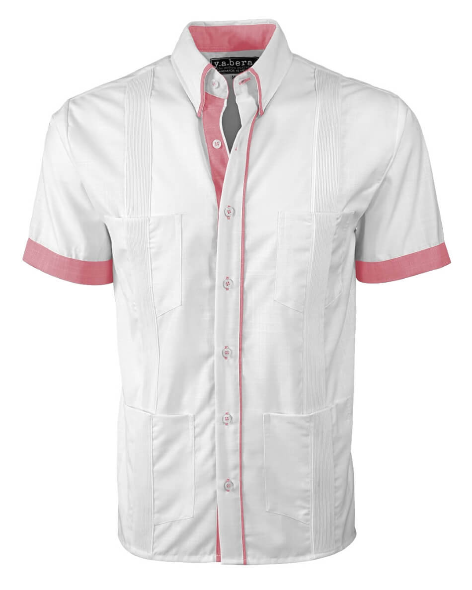 Couture Blanco Clásico Four Pocket Guayabera