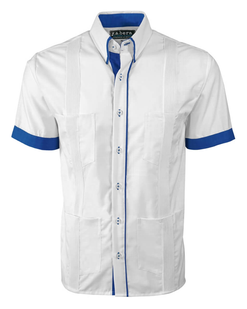 Couture Blanco Clásico Four Pocket Guayabera