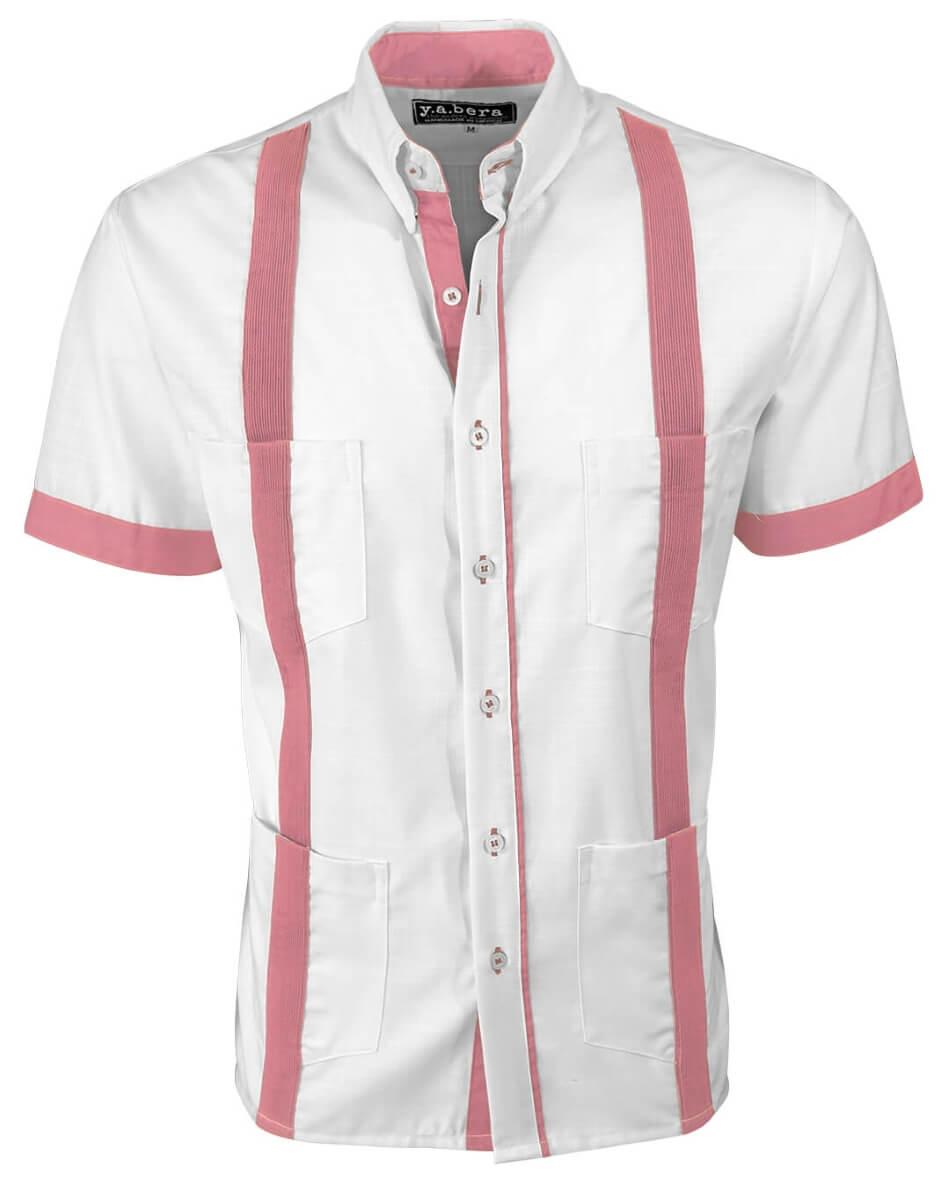 Couture Blanco Acentuada Four Pocket Guayabera