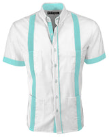Couture Blanco Acentuada Four Pocket Guayabera