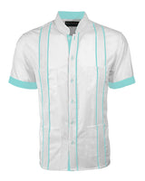 Couture Blanco Delicado Mau Four Pocket Guayabera