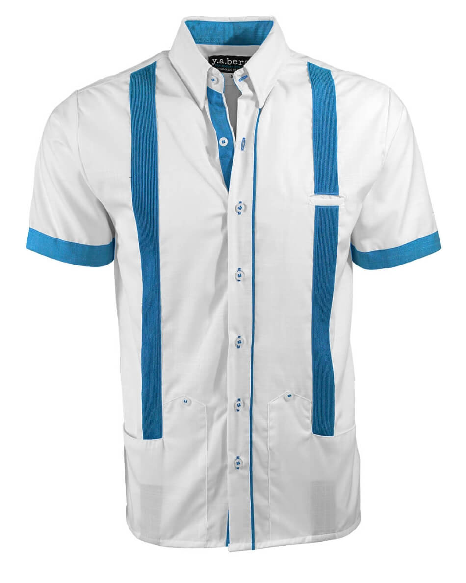 Couture Blanco Acentuado Norteña Guayabera