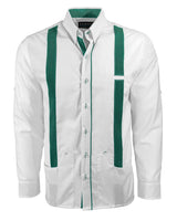 Couture Blanco Acentuado Norteña Guayabera