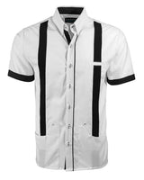 Couture Blanco Acentuado Norteña Guayabera