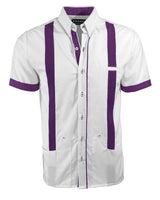 Couture Blanco Acentuado Norteña Guayabera