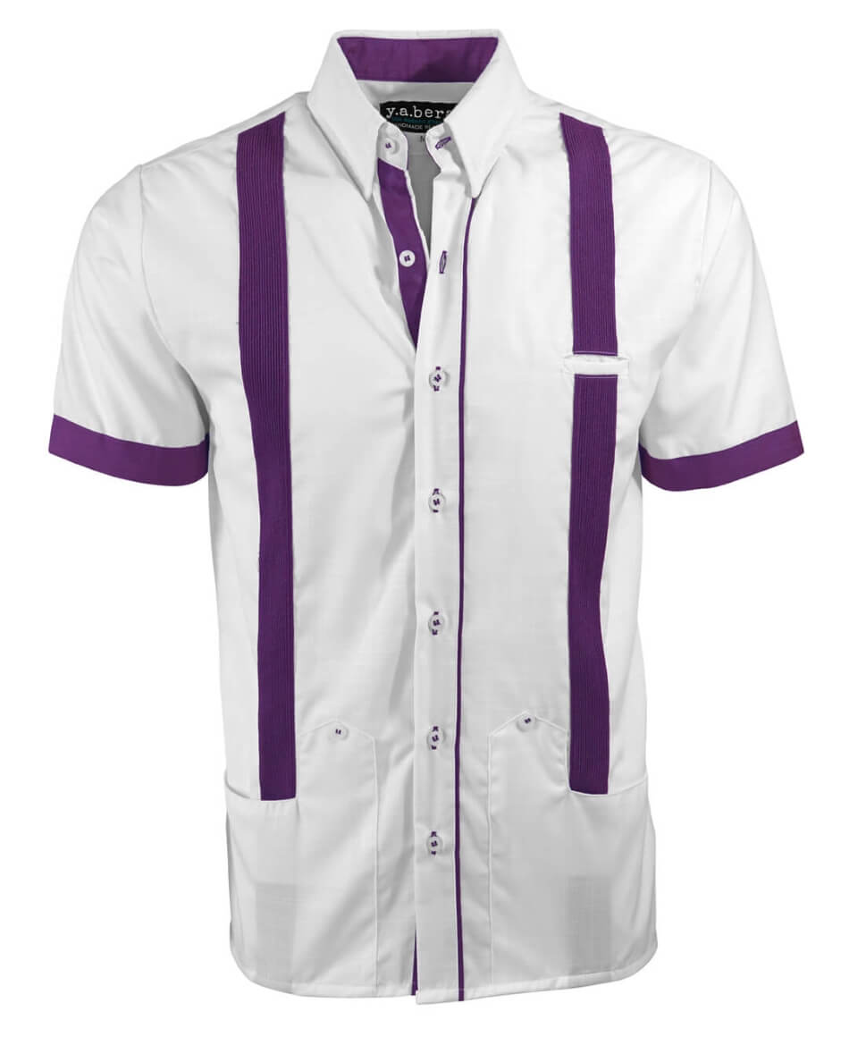 Couture Blanco Acentuado Norteña Guayabera