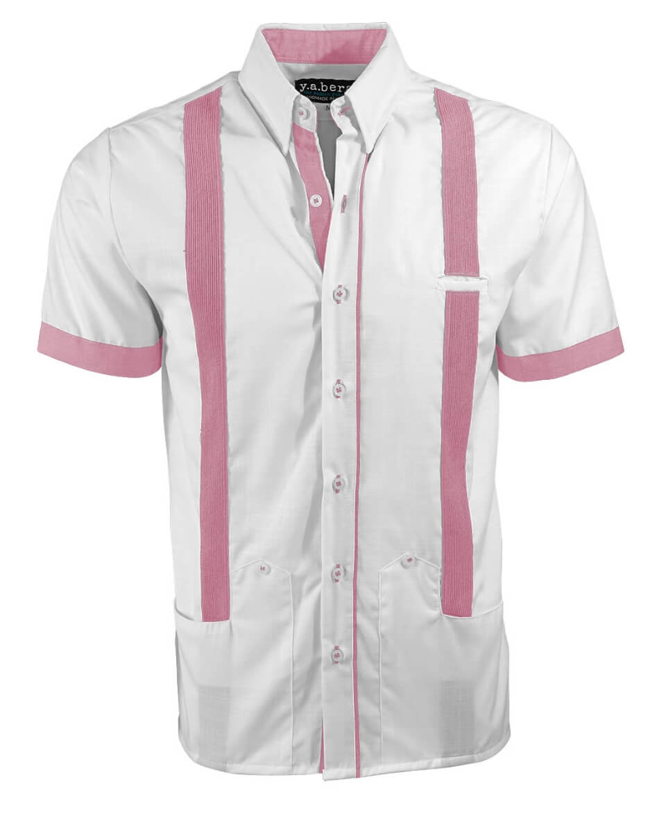 Couture Blanco Acentuado Norteña Guayabera